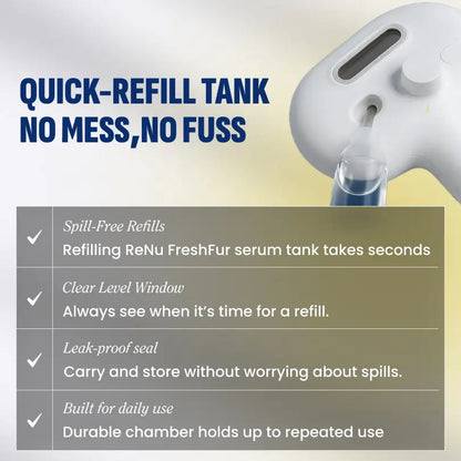 ReNu FreshFur Shower Brush + Bathing Solution